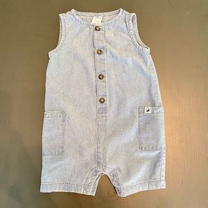 Denim Baby Romper